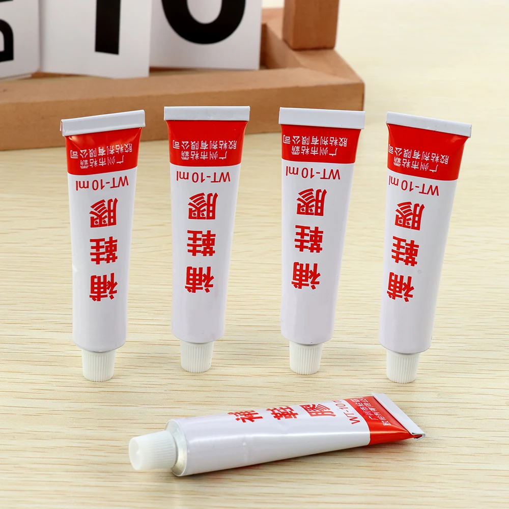 

New 10ml Quick Drying Shoe Rubber Sealers Repair Glue Transparent Super Adhesive Leather Canvas Tube Shoe Care Repair Tools