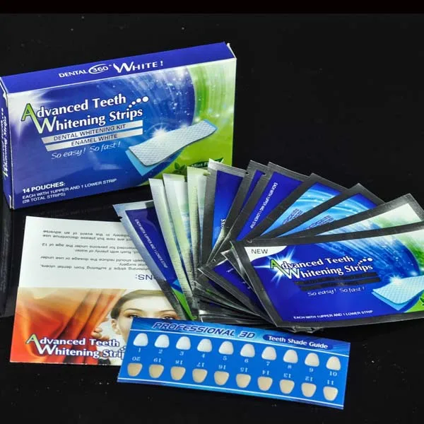 (28pcs/box ,5boxes /lot )Advanced Teeth Whitening Strips,Whitening
