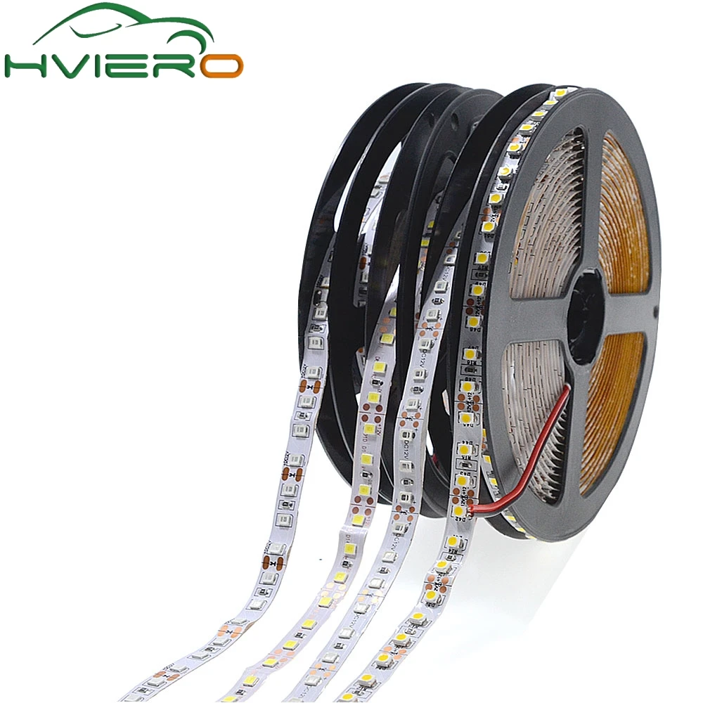 

5m 2835 Led Strip Non-Waterproof Light DC 12V 120Leds/M 600Leds Flexible Lighting String Home Decoration Lamp Ribbon Tape Lamp