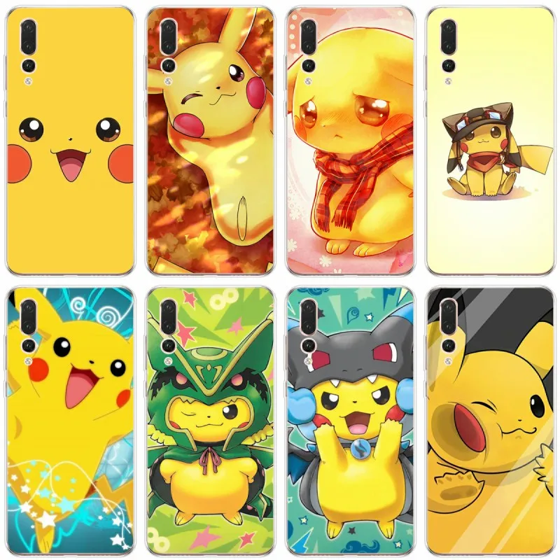 

Pokemons Pocket Monsters Thepikachu Coque Popular Phone Case For Huawei P8 P9 P10 P20 P30 lite P9 P10 P20 PLUS P20 P30 pro