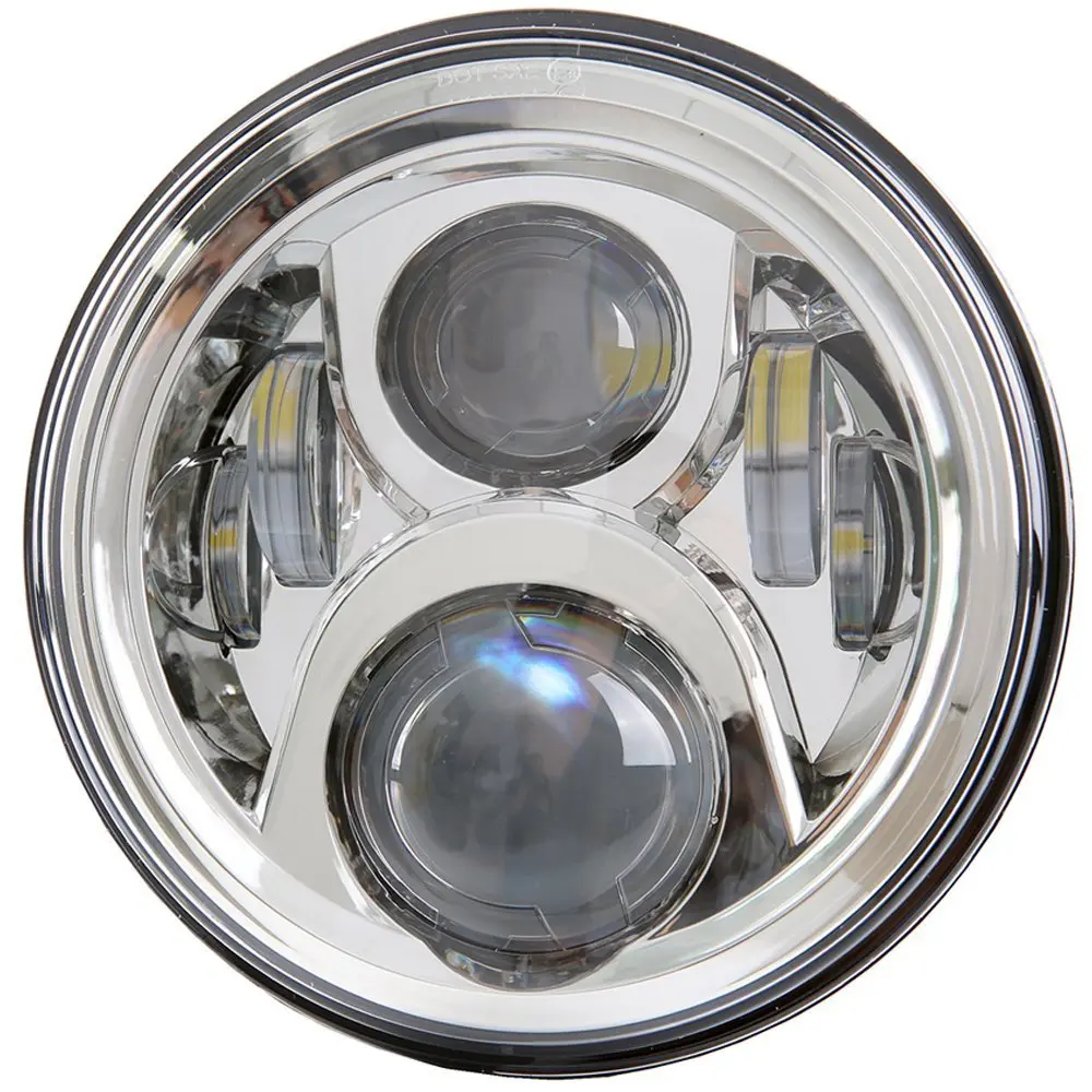 7 Motorcycle LED Headlight 7 Inch Projector Daymaker With HiLo Beam For Harley FLS, FLSTC, FLSTF FLSTFB FLSTN Touring Trike