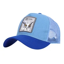 Открытый животных Вышитые Бейсбол Бег маска для лица Зонт Спортивная шляпа хлопок Регулируемый уличные головные уборы