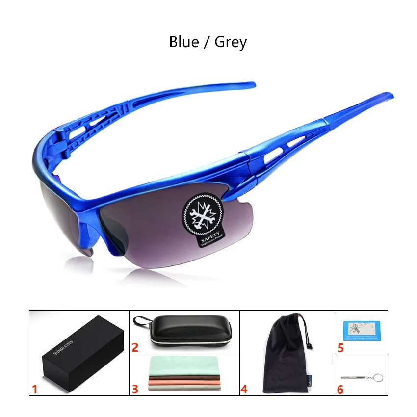 HD016 Велоспорт очки спортивные солнцезащитные очки Для мужчин велосипед очки велосипедные очки для велоспорта с Чехол для очков - Цвет: 05