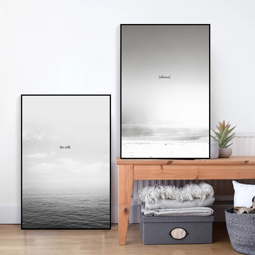 Lighthouse Wall Art Canvas Prints and Posters Nordic Minimalism Feather Canvas Paintings Abstract Wall Pictures for Living Room Unframed