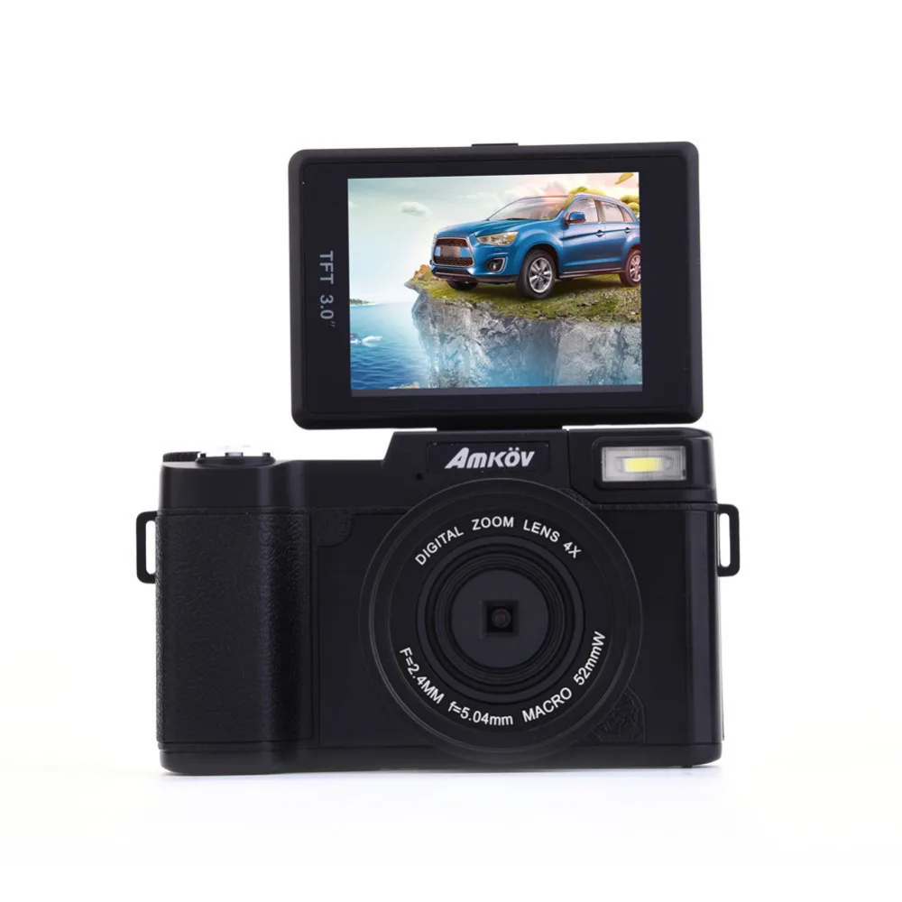 Amkov Digital Camera AMK-CDR2 24 Megapixel 1080P HD Shooting 4 Times Digital Zoom Beauty Self-timer Camera Mini Digital Camera camera : image Amkov Digital Camera AMK-CDR2 24 Megapixel 1080P HD Shooting 4 Times Digital Zoom Beauty Self-timer Camera Mini Digital Camera camera