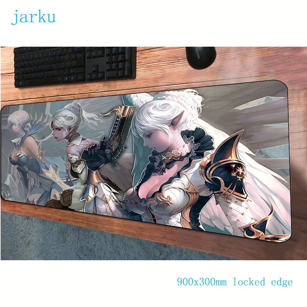 Lineage 2 pad мышь восхитительный компьютерный геймер Коврик для мыши 900x300x3 мм padmouse