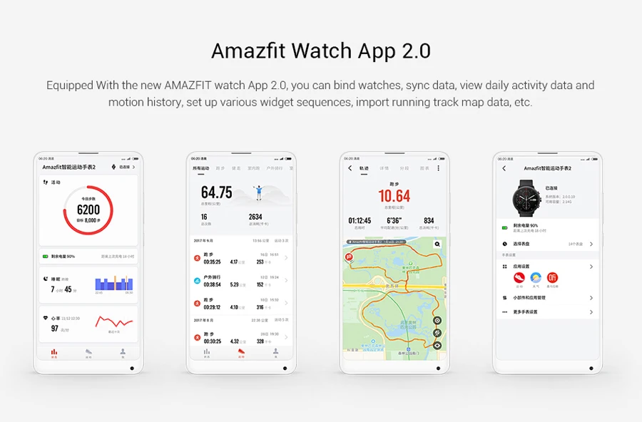 Xiaomi Huami Amazfit 2 Amazfit Stratos Pace 2 умные часы с gps Xiaomi часы PPG монитор сердечного ритма Firstbeat VO2max