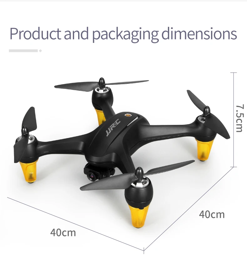 JJRC X3P Phantom+ 2.4G GPS Brushless RC Drone with HD 1080P Camera One Key Return RC Quadcopter FPV Waypoint Flight Headless