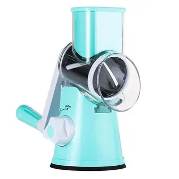

Multifunctional Manual Vegetables Cutter Round Mandoline Potato Cheese Slicer Kitchen Gadgets With Food grade stainless steel