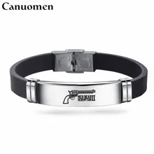 Canuomen Горячие игры Red Dead Redemption браслет Нержавеющая сталь Регулируемый ID Браслеты подарок для человека мальчик мода браслет