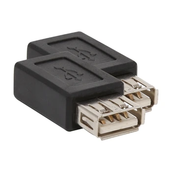 

2018 New2Pcs/Set USB 2.0 Type A Female To Micro USB Type B 5Pin Female Converter Adapter MAR2