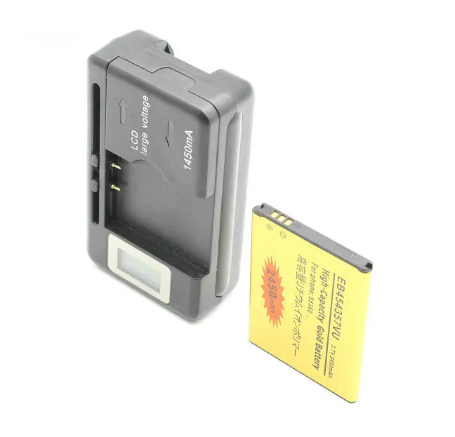Сменный золотой аккумулятор Ciszean 1x EB454357VU для Samsung Galaxy Y S5300 S5360 S5380 S5368 I509 2450 мАч + ЖК