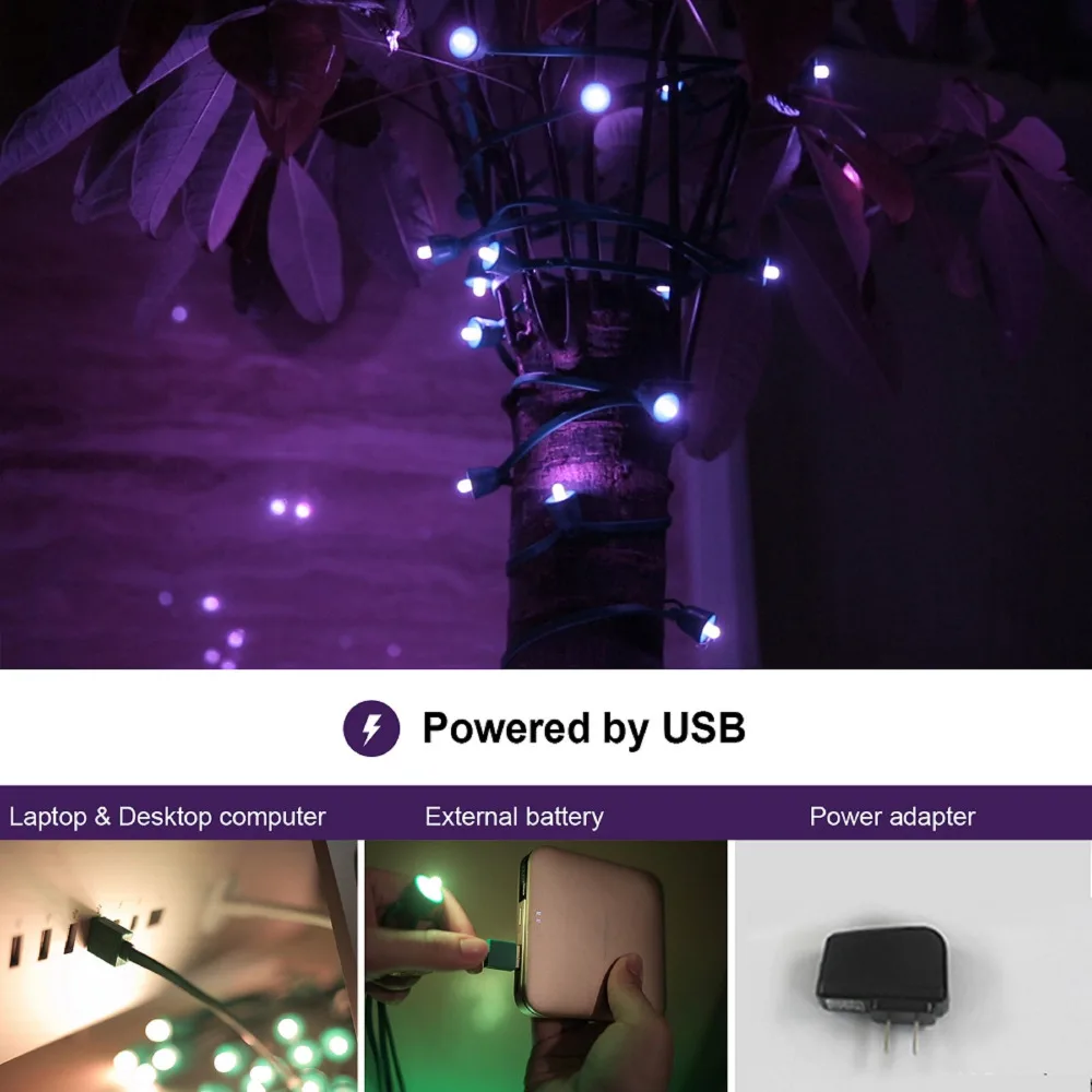  MIPOW PLAYBULB 10m Smart Christmas LED String Outdoor Xmas Decorations Party Lighting Colorful Ligh - 32767342348