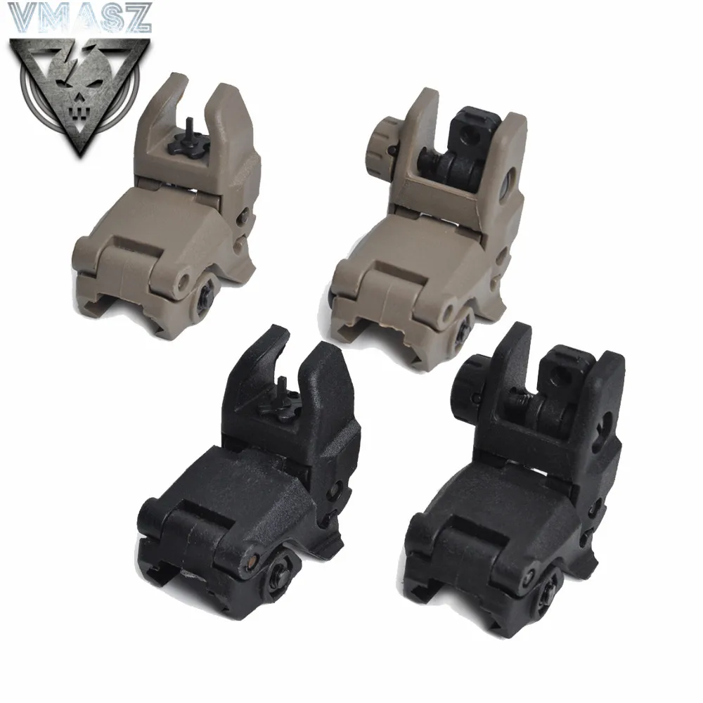 

MBUS Gen 2 Front And Rear Flip-Up Sight Set for AR15 M16 1913 Rifle Picatinny Rail Hand Guards Airsoft Equipment