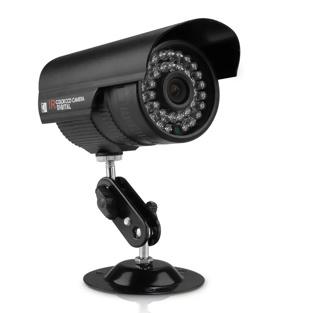 

MOOL 1/4" CMOS 700TVL IR CCTV Outdoor Waterproof Security Surveillance Camera Black