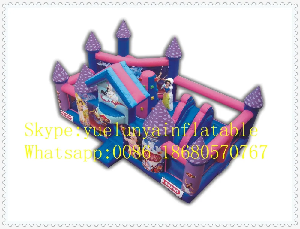

Factory direct Inflatable slide,Inflatable castle,Princess Castle Trampoline KYB-34