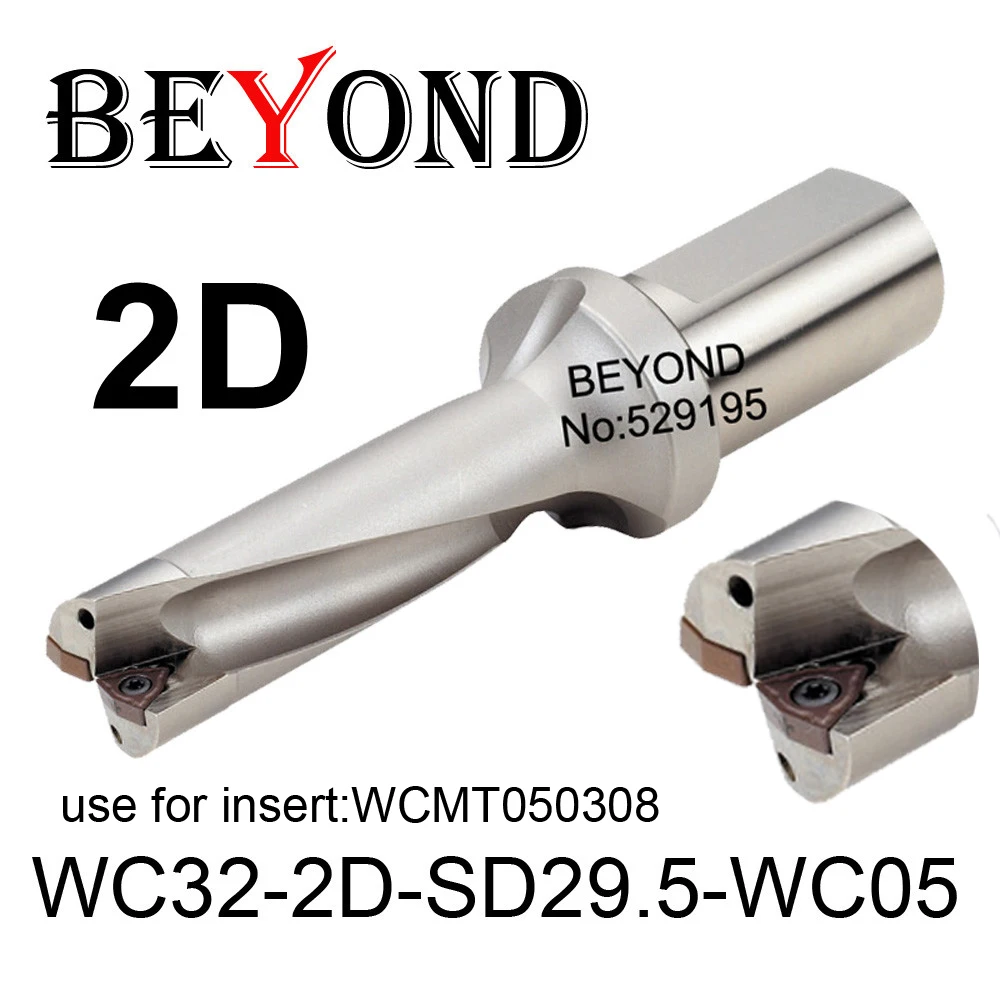

WC32-2D-SD29.5-WC05,replace Blades And Drill Type For WCMT050308  Insert U Drilling Shallow Hole indexable insert drills