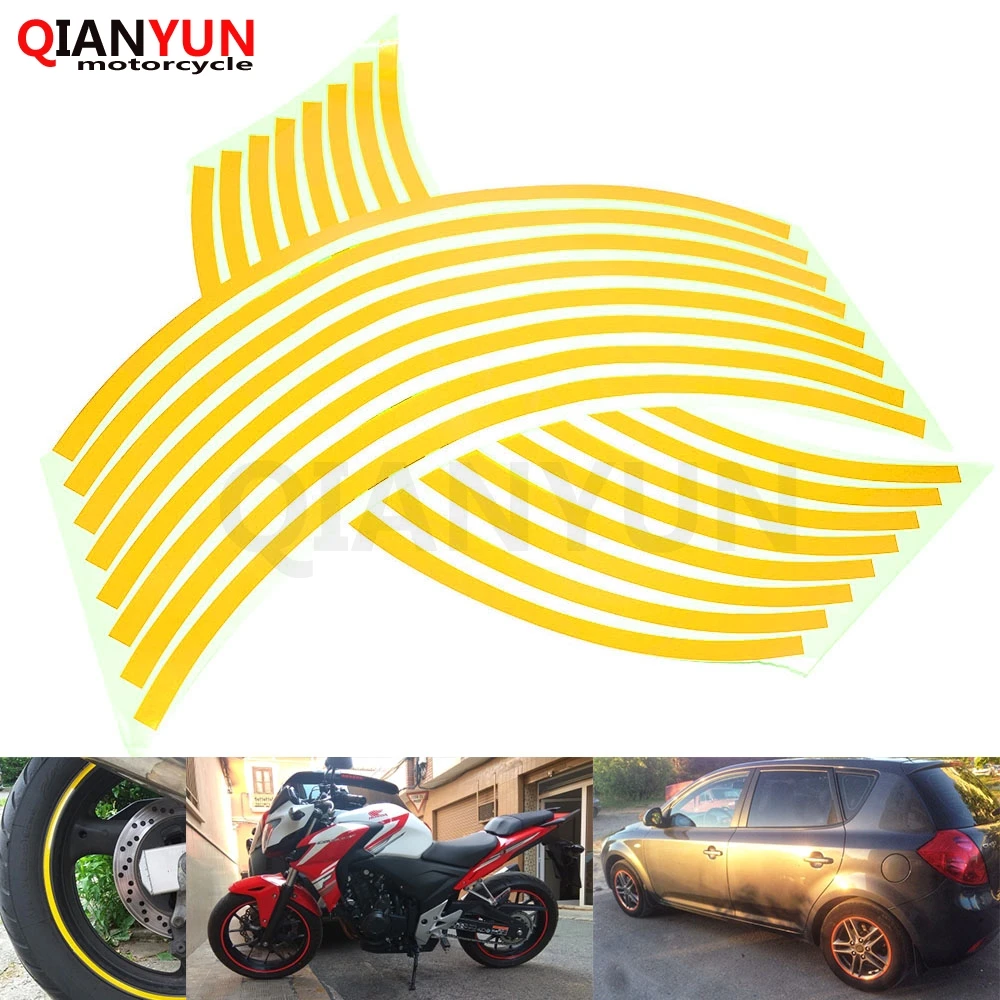 

Motorcycle Styling Wheel Hub Tire Reflective Sticker Car Decorative Stripe Decal for Suzuki Katana Gsx F 600 750 Sv 650 S Dl650