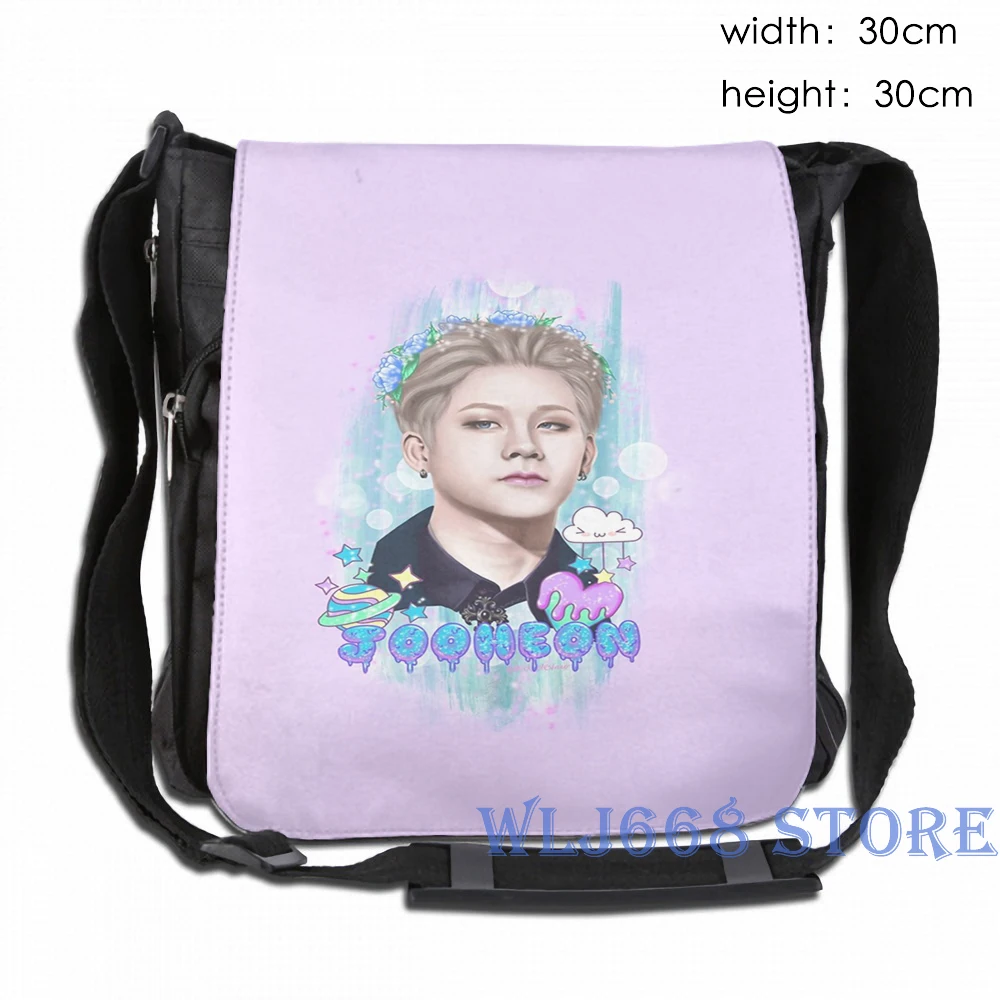 Сумка через плечо с забавным графическим принтом женский рюкзак Monsta X Jooheon для