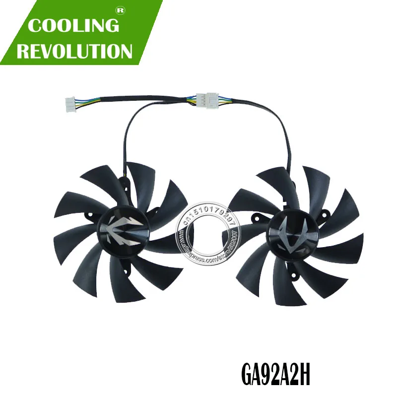 

Brand new original for ZOTAC GAMING GeForce GTX 1660 Ti AMP 6GB GDDR6 graphics card fan GA92A2H DC12V 0.35A 4Pin