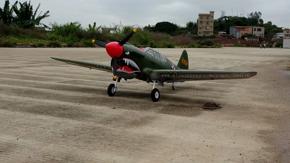 

PNP Version rc airplane Big wingspan 2000mm P-40 Fighter RC plane thrust 5600g P40 rc plane