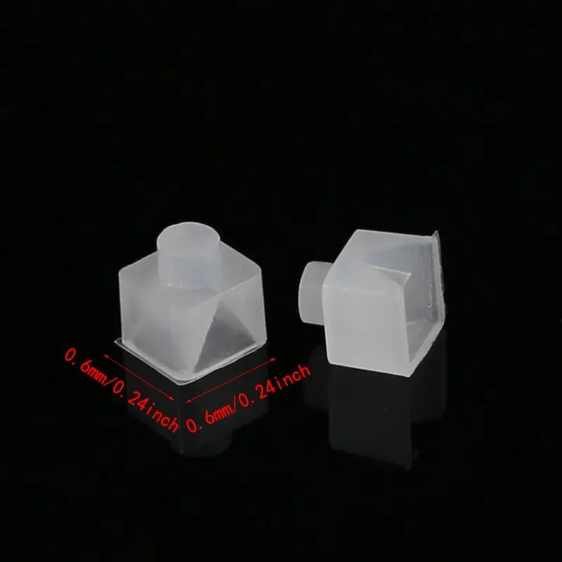 

1 Pair V Block Teflon Tonarmlager Tone Bearings Set Replacement for Lenco Vinyl Record Turntable Silicone Accessories