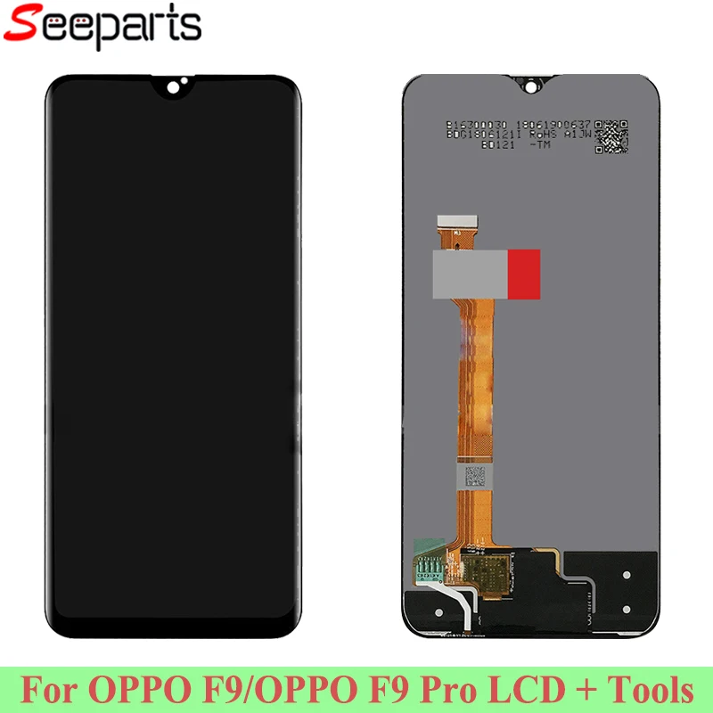 LCD Oppo F9 LCD CPH1825 Display Touch Screen Digitizer Assembly With Tools Replacement F9 Display Oppo F9 Pro LCD CPH1823 Screen (1)