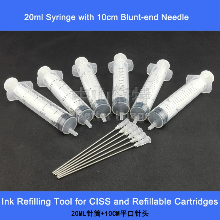 

XIMO Ciss Ink Refill tool 20ML syringe with blunt-end needle