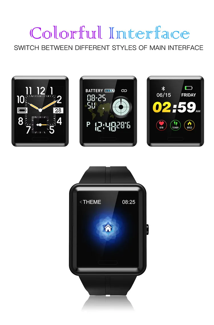 SKMEI спортивные Смарт-часы для мужчин Bluetooth красочные умные часы для мужчин фитнес трекер сна Relogio Inteligente для Android IOS W37