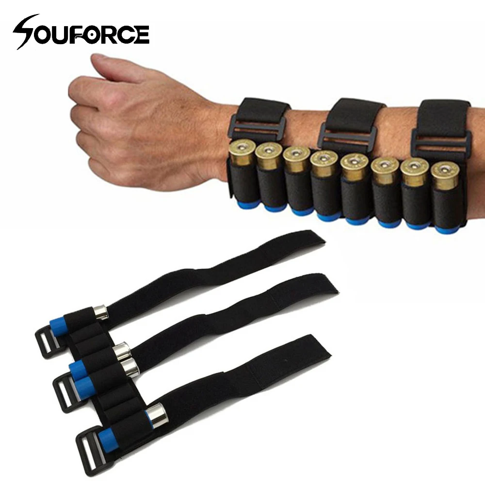 

Tactical Military Hunting 8 Rounds Shooters Sleeve Shell Holder Forearm Bullet Mag Pouch Hunting Bag