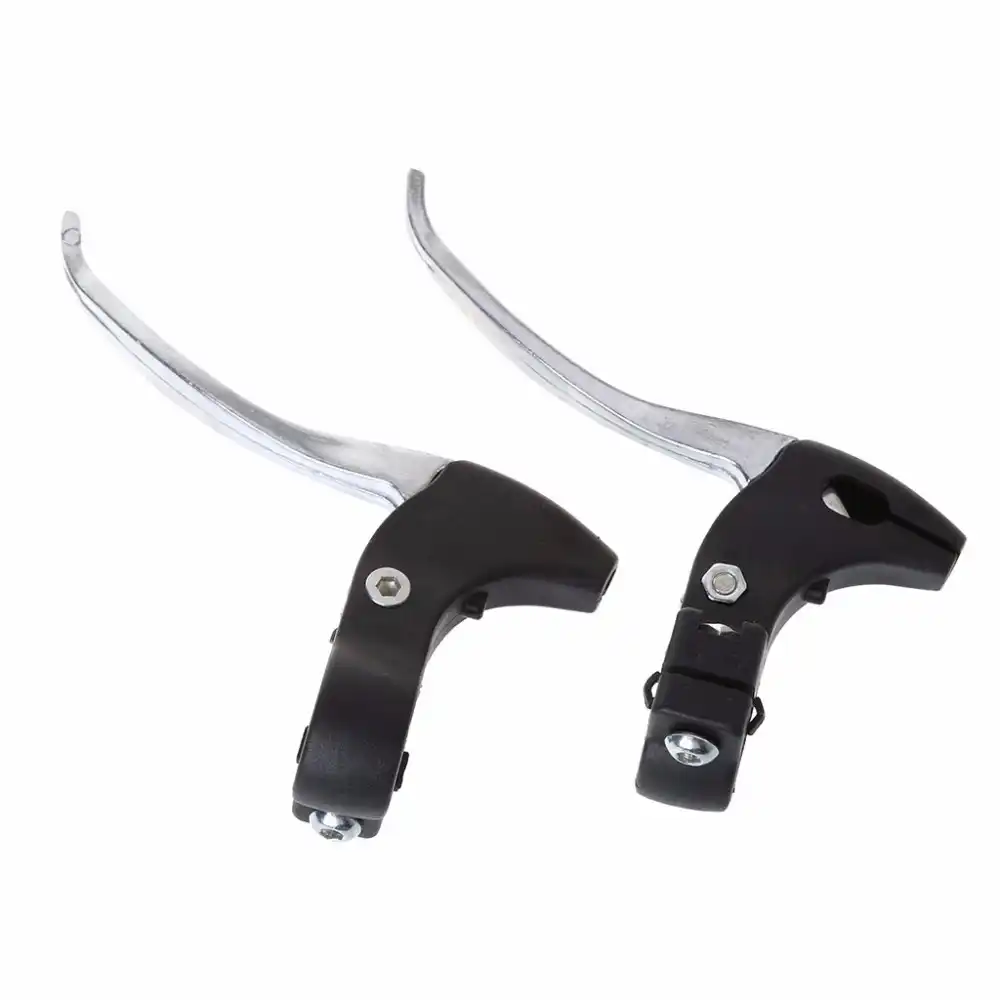 1 Pair Bicycle Brake Handle Lever Aluminum Folding Bike Parts Cycling Safety