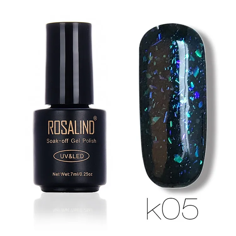 ROSALIND гель 1S 7 мл Блестящий Galaxy Гель-лак для ногтей полуперманентный Блеск Гель-лак УФ-замочить от необходимости УФ светодиодная лампа лак для ногтей - Цвет: RAK05
