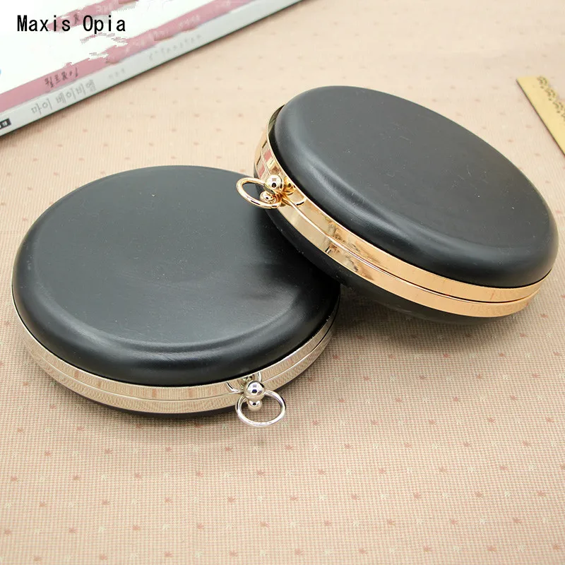 

Round Shape One Piece 18 cm Silver Gold Metal Purse Frame Metal Clasps For Purses Accessories For Bags Obag Metal Handle Frame
