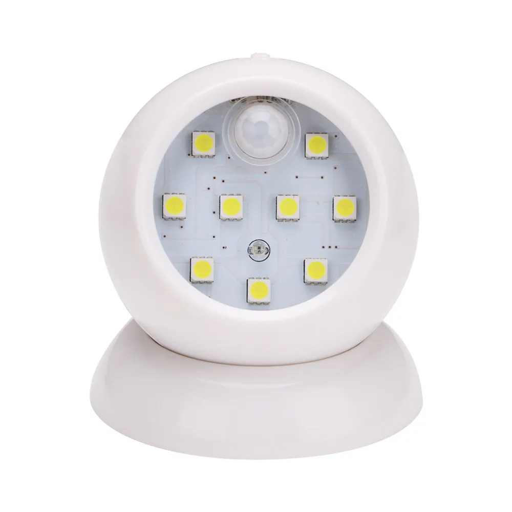 

LED COB Light 360 Degree Rotating Door Ceiling Lamp PIR Motion Sensor Night Light Activated Cordless Indoor Outdoor Garden Lamp