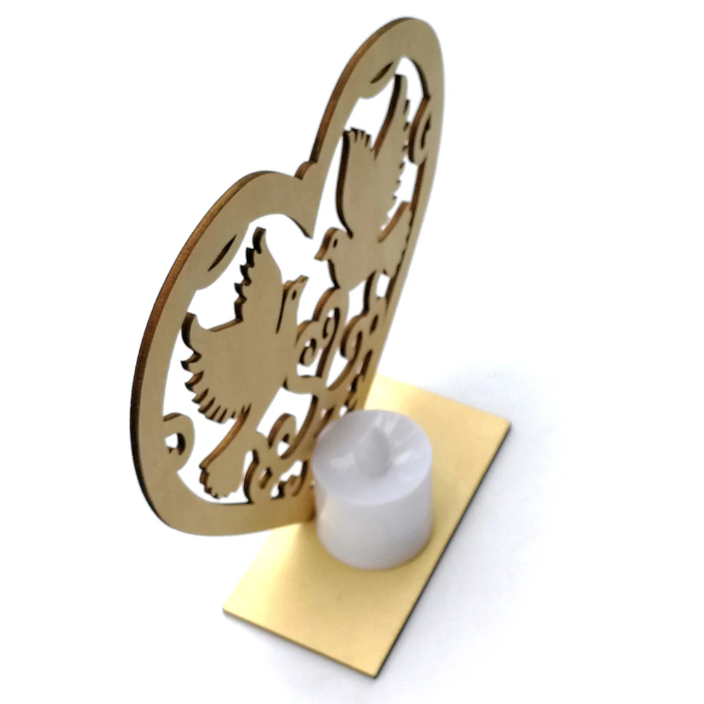 Аксессуары для свадебной вечеринки кулон в форме сердца светодиодные свечи