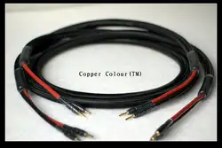 Бесплатная доставка пара Медь Цвет Луны HiFi Professional 5N occ аудио Динамик кабель