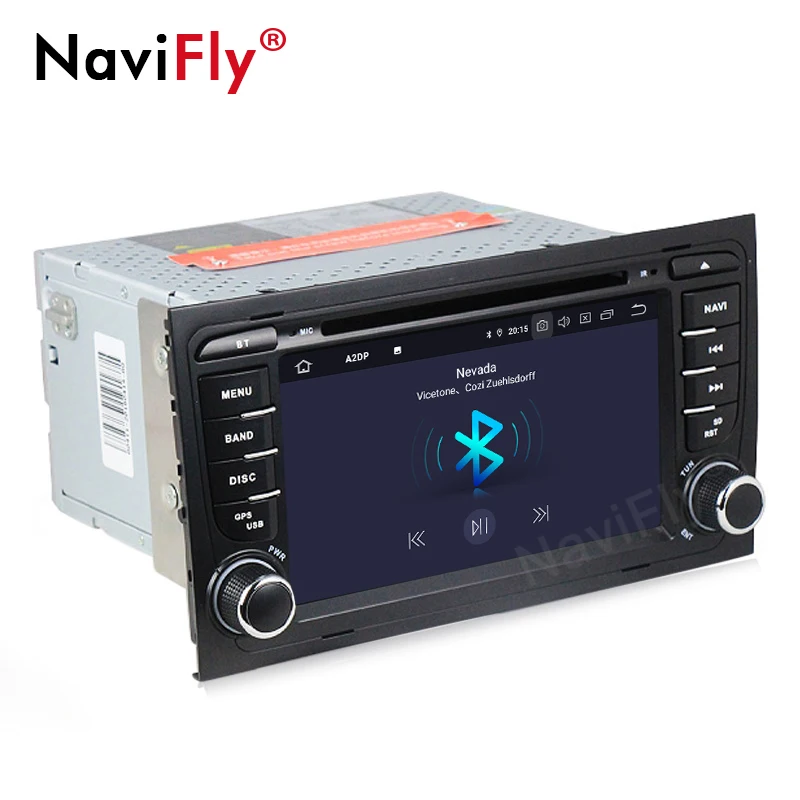 Flash Deal Android9.0 Car multimedia Player Navigation GPS DVD for Audi A4 S4 RS4 2002-2008 with DSP IPS screen wifi BT carplay navi 4