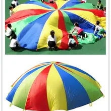 2 метра детский парашютный походный коврик для игр на открытом воздухе гимнастика детский спортивный Кемпинг красочный зонтик командная работа прыжок-мешок активность