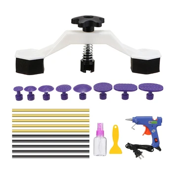 

22Pcs Paintless Dent Repair Puller Bridge Tool Car Body Damage Removal Tool Kit
