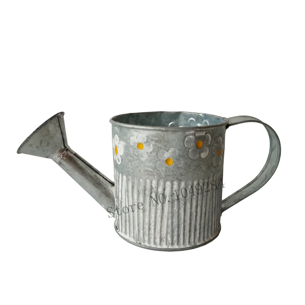 Free shipping small Watering Can Garden Bucket Iron pots Fower kettle