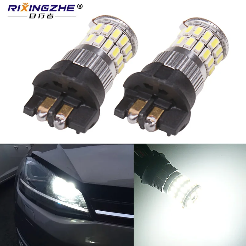 2PCS PWY24W/PW24W LED BULBS Clearance/DRL Turn Signal/Daytime running Light yellow white For VW MK7 Golf CC BMW 1 3 Series Audi |