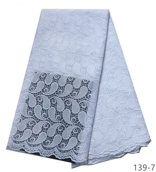 

2019 New Design African lace with stones!wholesale price French lace fabric!High quality embroidery lace fabric for party 139