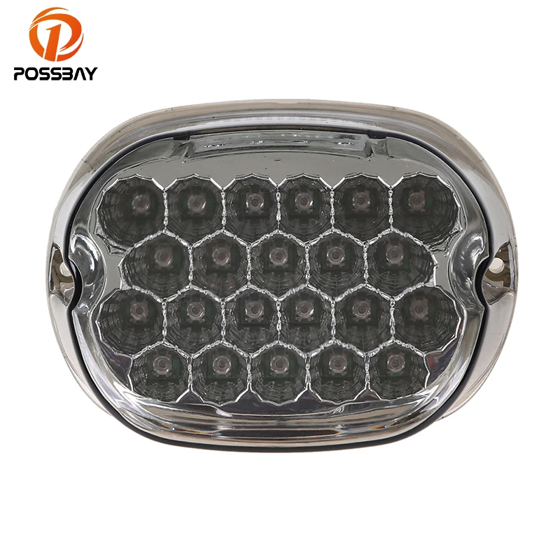 Posbay DC 12V Мотоцикл Задний сигнал задний фонарь скутер тормоз мигалка Индикатор