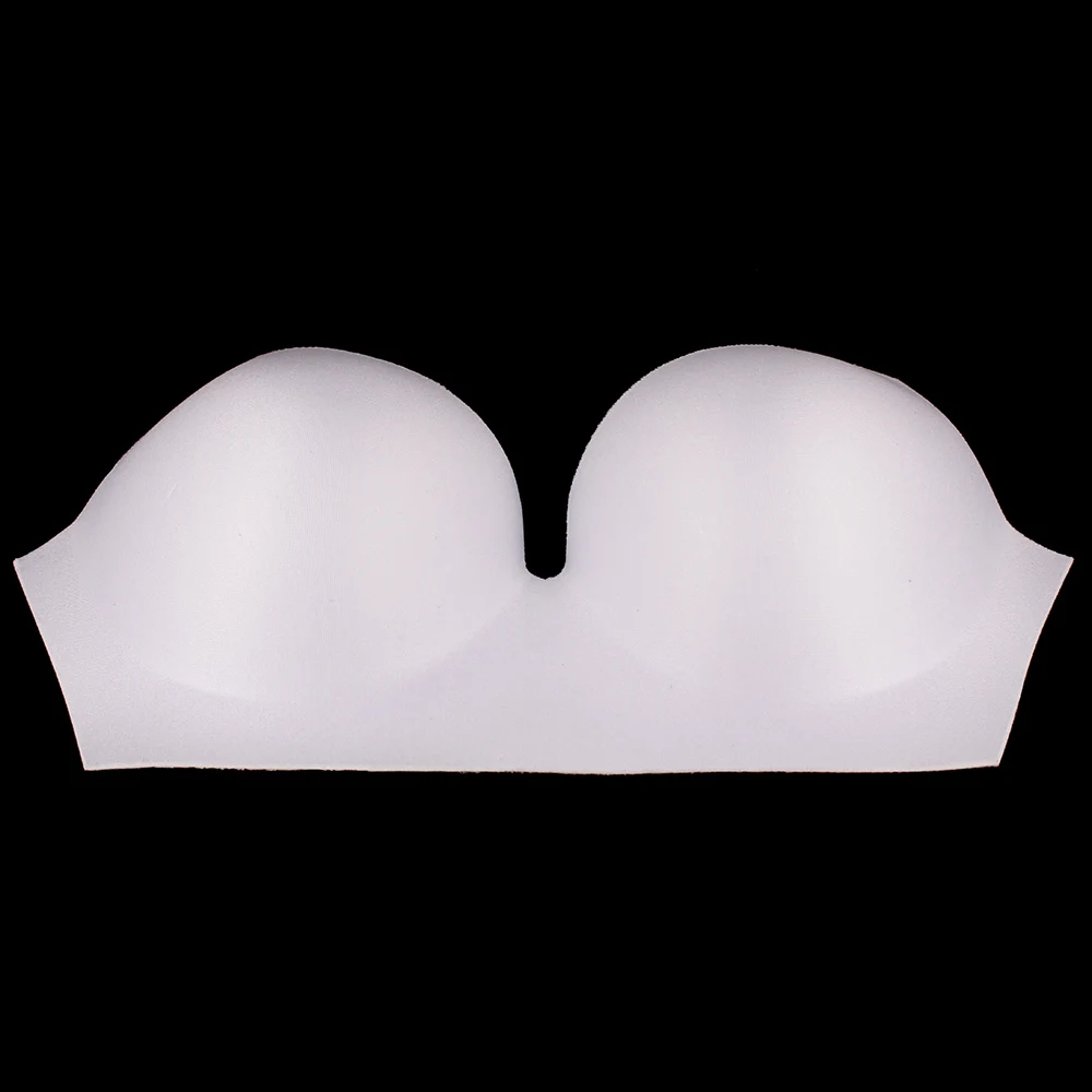 New 13mm White Push-up Semicircle Bra Pad Wedding Dress Swimsuit Bikini DIY  Repair Handmade Bra Accessories Semicircle Cup Pads