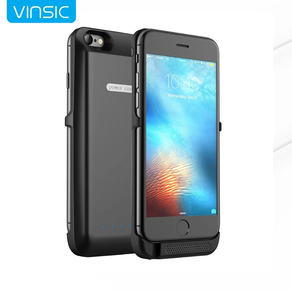 imágenes para Vinsic 6000 mah caso de la energía de batería de reserva externa caso de carga para iphone 6 iphone 6s imágenes para Vinsic 6000 mah caso de la energía de batería de reserva externa caso de carga para iphone 6 iphone 6s