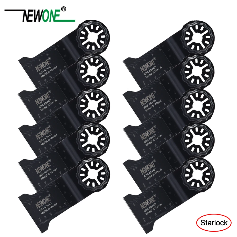 

NEWONE 45mm BIM Starlock Saw Blades for Starlock System Oscillating Multi-Tools Electric Trimmer cutting wood
