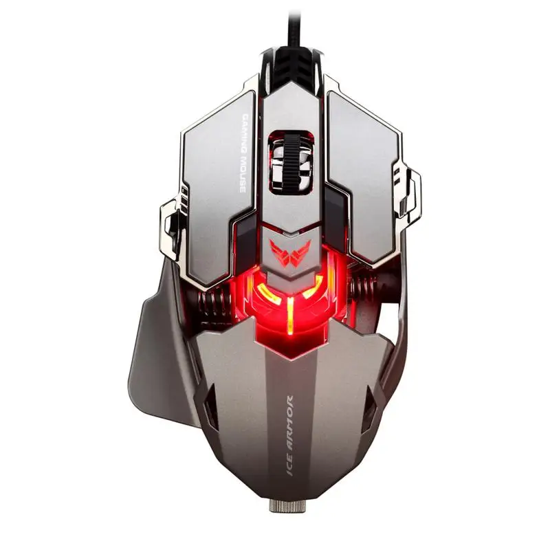 

Ice A GT650 E-sport Gaming Mouse Supports Mechanical Macro Programming Game USB interface Mouse five-color breathing lamp