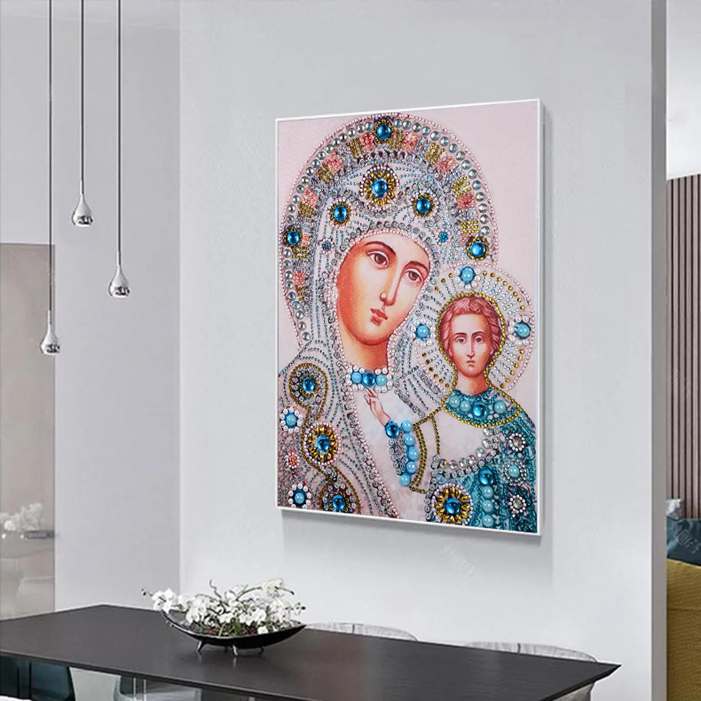 Religion 5d Diy Алмазная картина особой формы вышивка крестиком религиозная икона