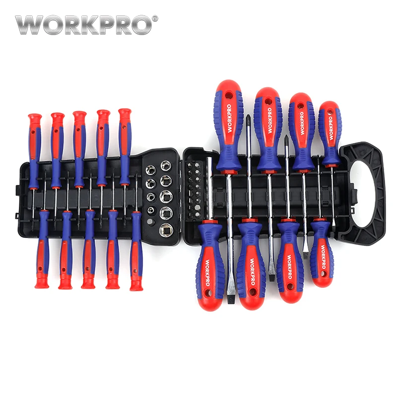 

WORKPRO 45 Piece Screwdriver Set Screwdriver bits set Socket Bits set
