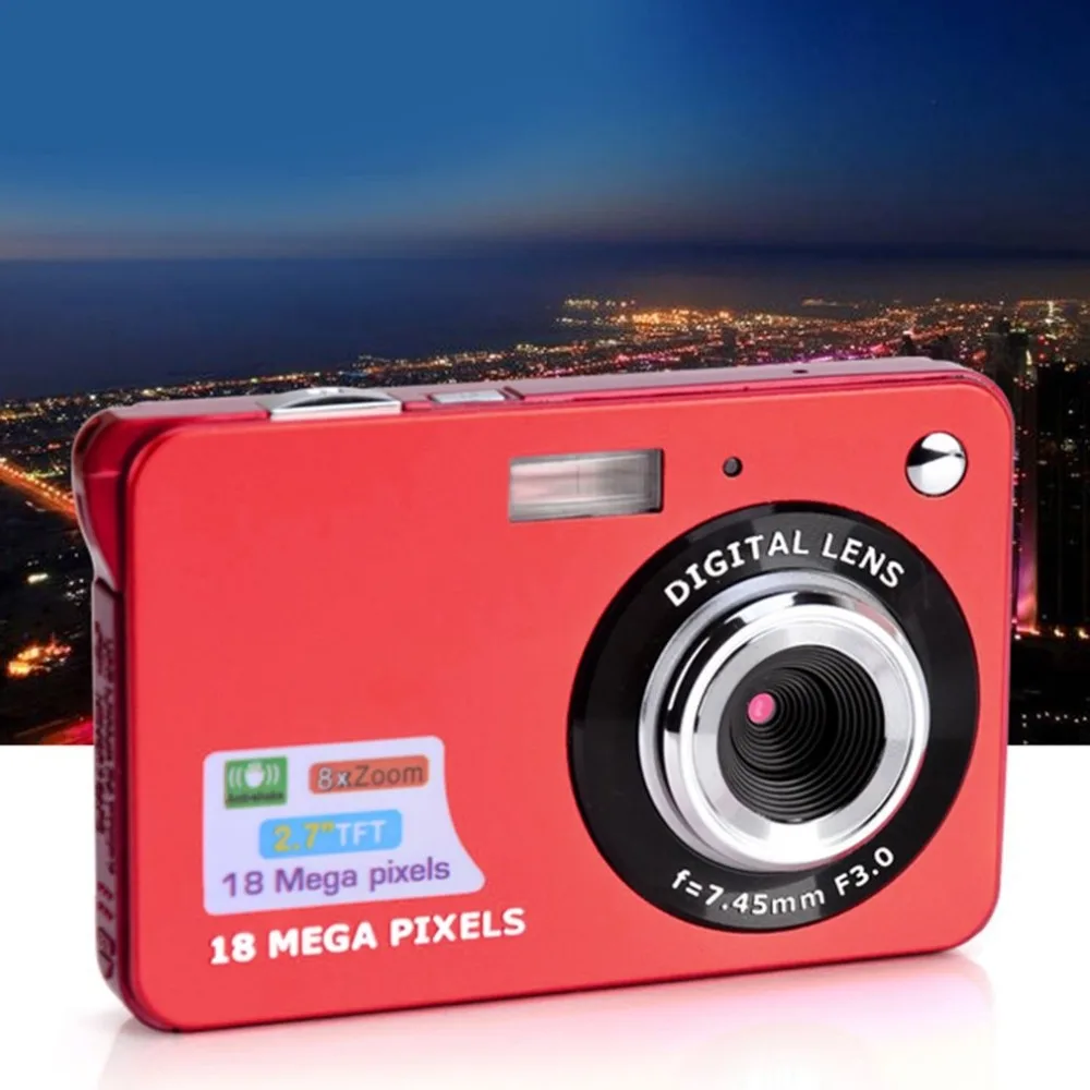 lcd 18mp 720 p 8x zoom anti-shake